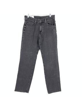 H&M Straight Leg Jeans Mens Size 31" X 32" Dark Gray Denim Regular Fit Stretch
